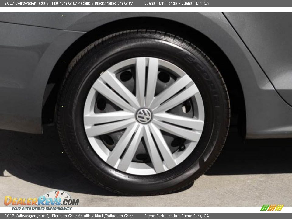 2017 Volkswagen Jetta S Platinum Gray Metallic / Black/Palladium Gray Photo #36
