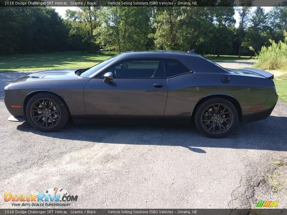 2018 Dodge Challenger SRT Hellcat Granite / Black Photo #9