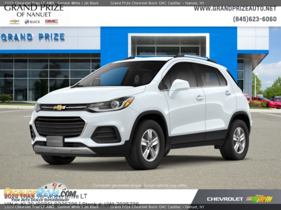 2020 Chevrolet Trax LT AWD Summit White / Jet Black Photo #1
