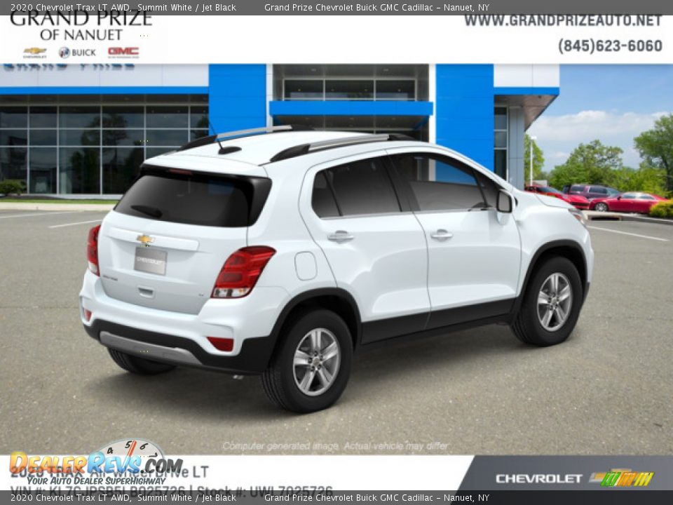 2020 Chevrolet Trax LT AWD Summit White / Jet Black Photo #4