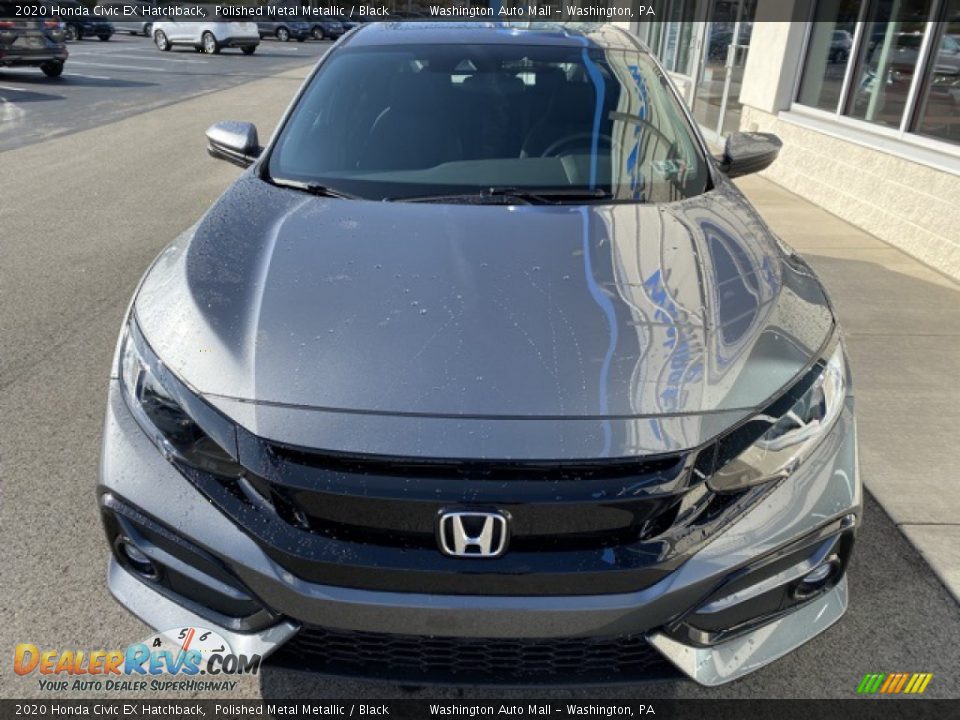 2020 Honda Civic EX Hatchback Polished Metal Metallic / Black Photo #3