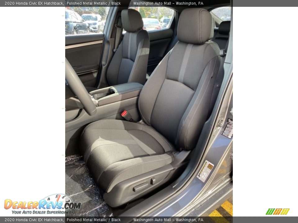 Front Seat of 2020 Honda Civic EX Hatchback Photo #14
