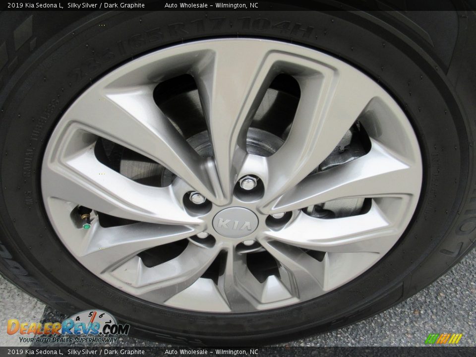 2019 Kia Sedona L Silky Silver / Dark Graphite Photo #7