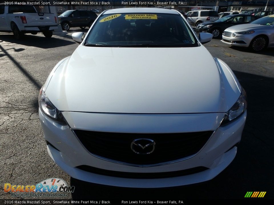 2016 Mazda Mazda6 Sport Snowflake White Pearl Mica / Black Photo #8