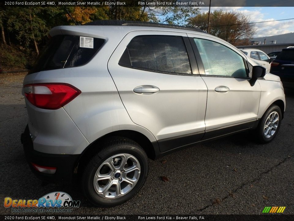 2020 Ford EcoSport SE 4WD Moondust Silver Metallic / Ebony Black Photo #2