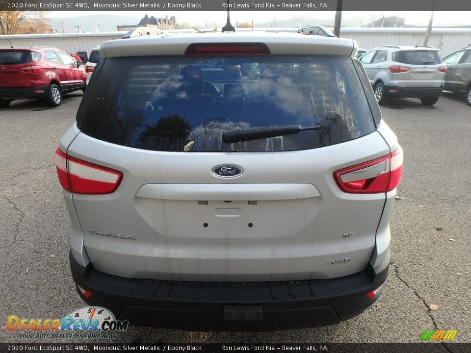 2020 Ford EcoSport SE 4WD Moondust Silver Metallic / Ebony Black Photo #3