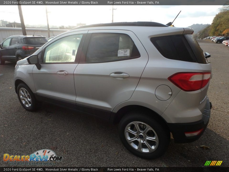 2020 Ford EcoSport SE 4WD Moondust Silver Metallic / Ebony Black Photo #5