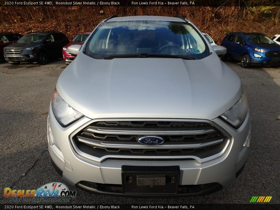 2020 Ford EcoSport SE 4WD Moondust Silver Metallic / Ebony Black Photo #8