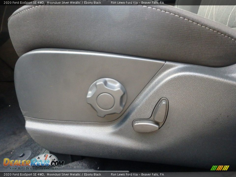 2020 Ford EcoSport SE 4WD Moondust Silver Metallic / Ebony Black Photo #12