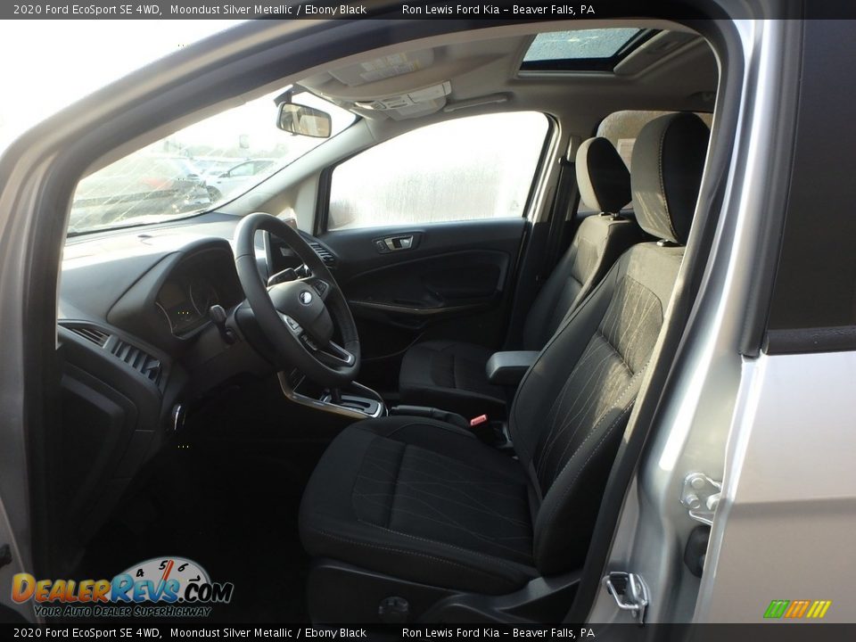 2020 Ford EcoSport SE 4WD Moondust Silver Metallic / Ebony Black Photo #14