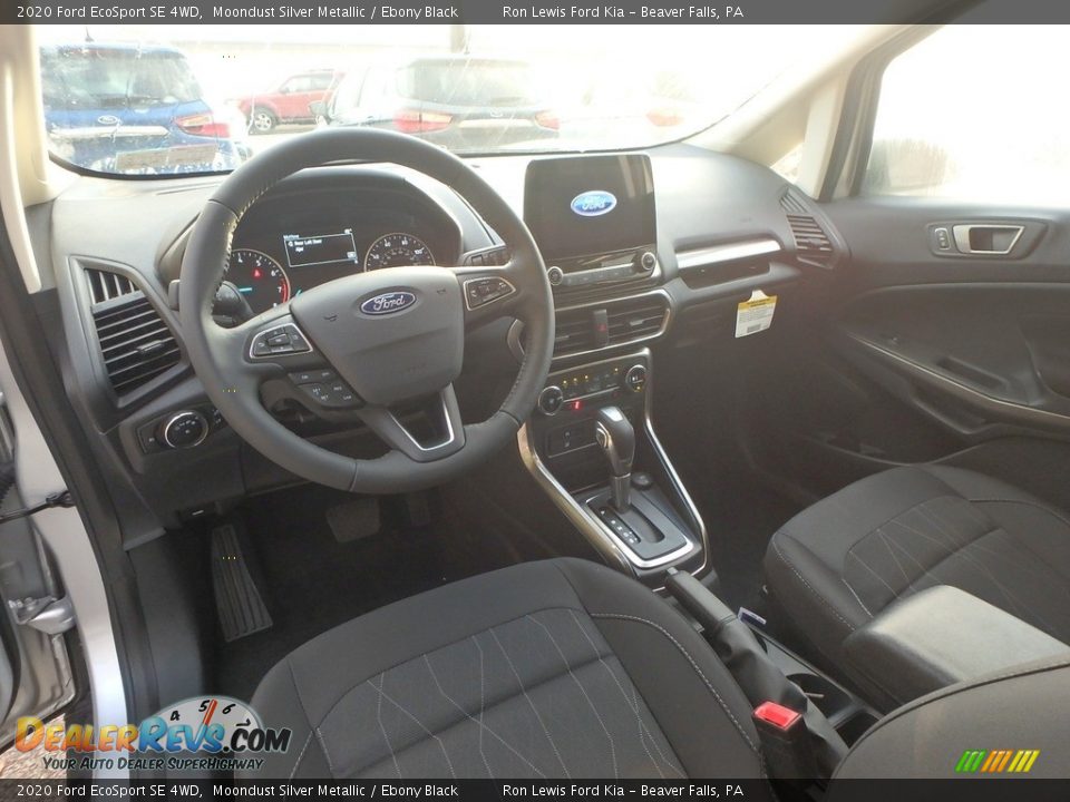 2020 Ford EcoSport SE 4WD Moondust Silver Metallic / Ebony Black Photo #16