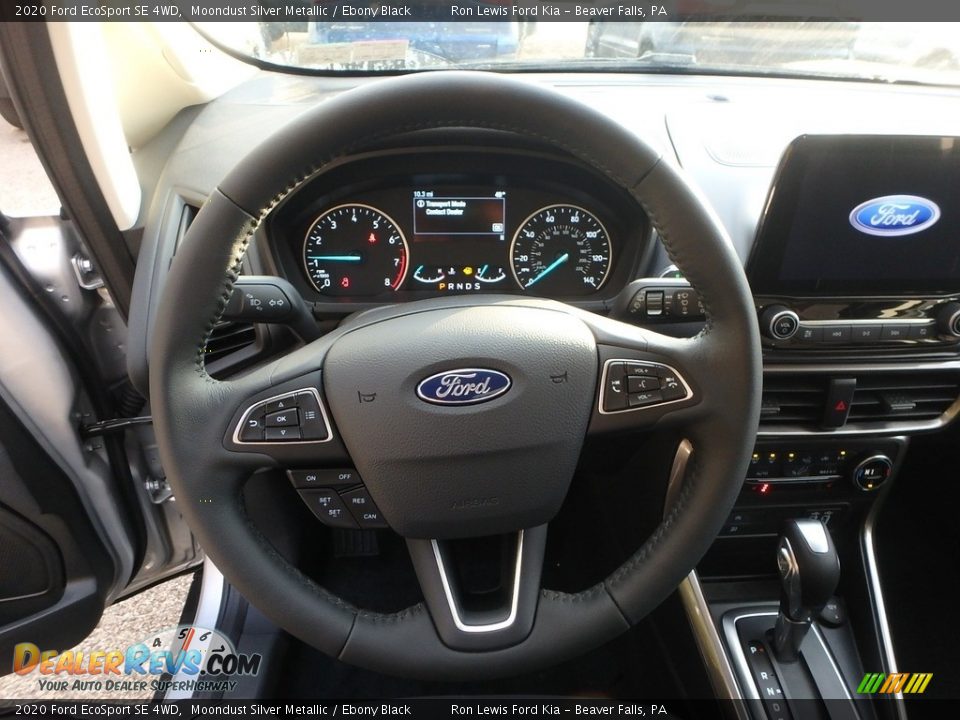 2020 Ford EcoSport SE 4WD Moondust Silver Metallic / Ebony Black Photo #18