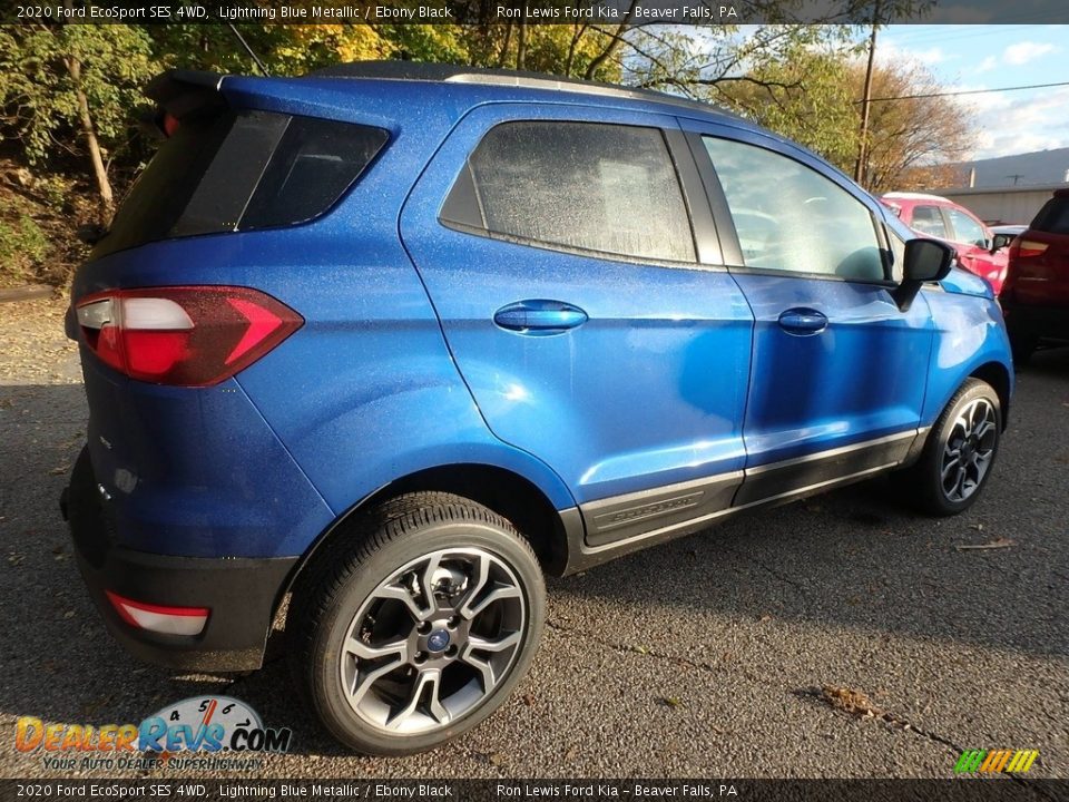 2020 Ford EcoSport SES 4WD Lightning Blue Metallic / Ebony Black Photo #2