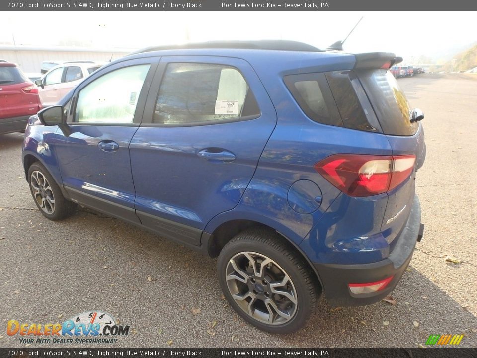 2020 Ford EcoSport SES 4WD Lightning Blue Metallic / Ebony Black Photo #5
