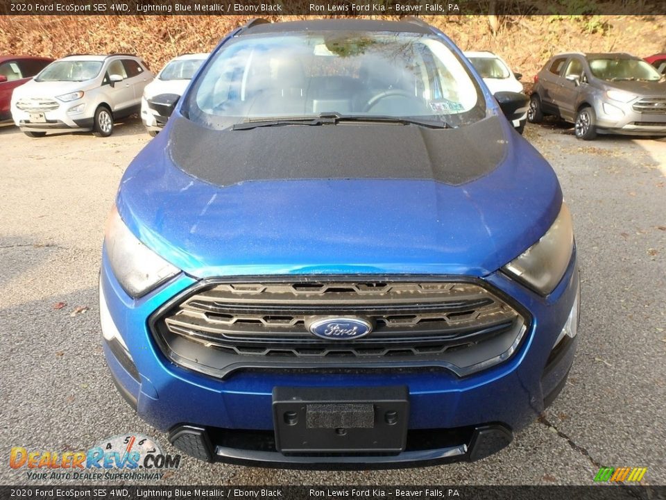 2020 Ford EcoSport SES 4WD Lightning Blue Metallic / Ebony Black Photo #8