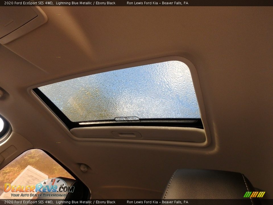 2020 Ford EcoSport SES 4WD Lightning Blue Metallic / Ebony Black Photo #12