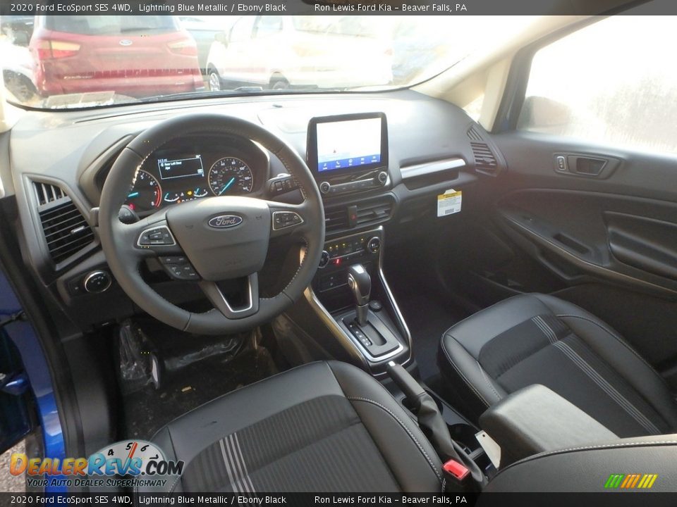Ebony Black Interior - 2020 Ford EcoSport SES 4WD Photo #16