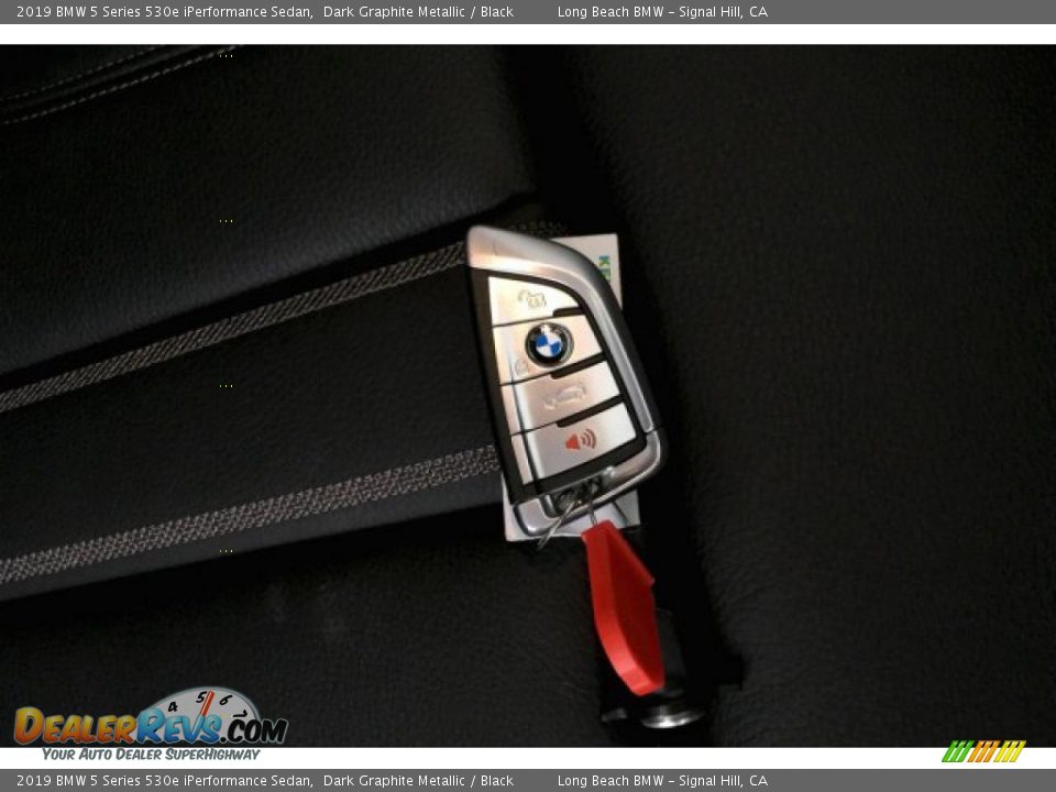 2019 BMW 5 Series 530e iPerformance Sedan Dark Graphite Metallic / Black Photo #11