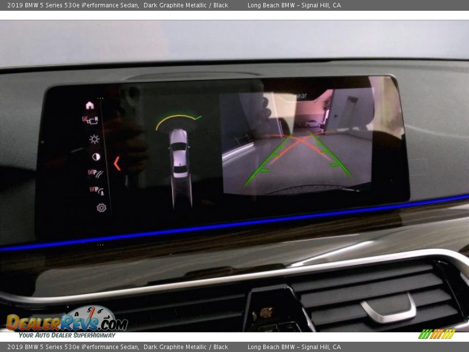 2019 BMW 5 Series 530e iPerformance Sedan Dark Graphite Metallic / Black Photo #13