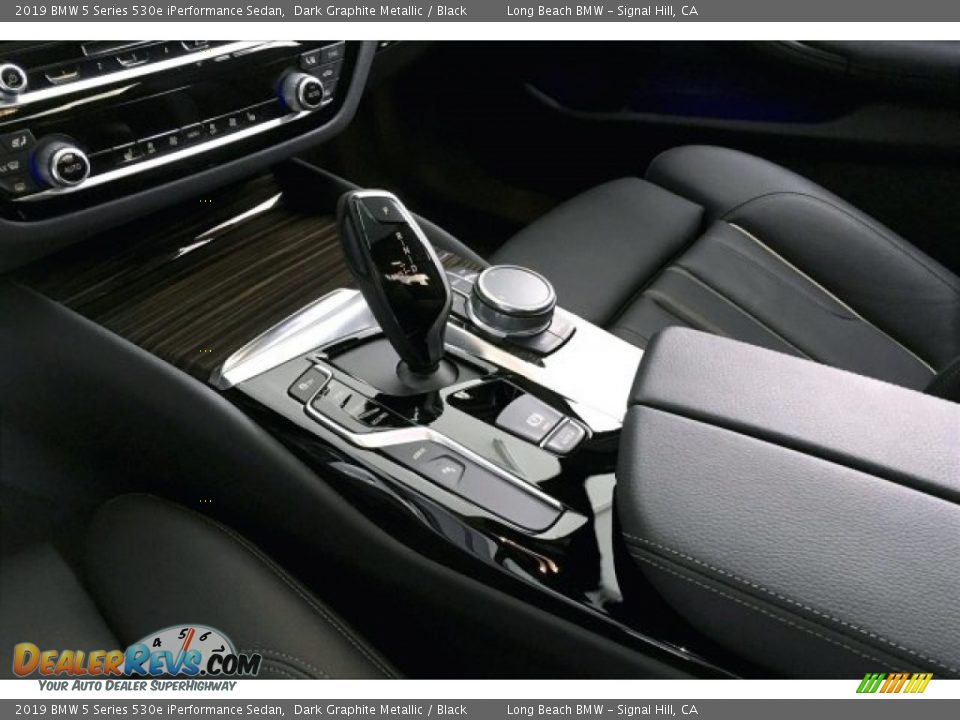 2019 BMW 5 Series 530e iPerformance Sedan Dark Graphite Metallic / Black Photo #18