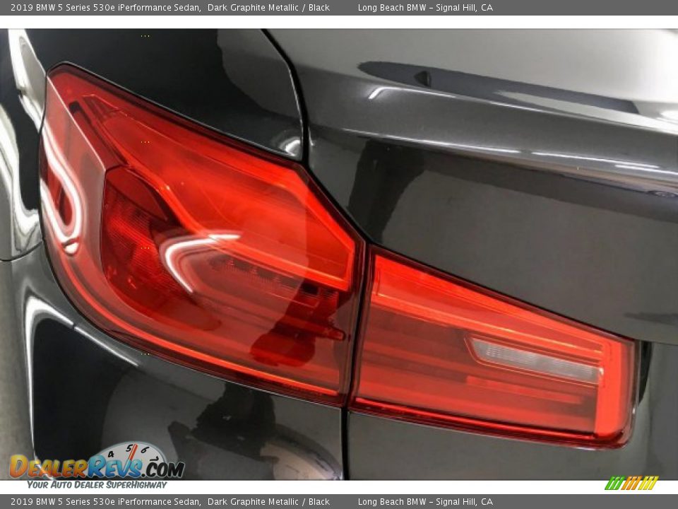 2019 BMW 5 Series 530e iPerformance Sedan Dark Graphite Metallic / Black Photo #22