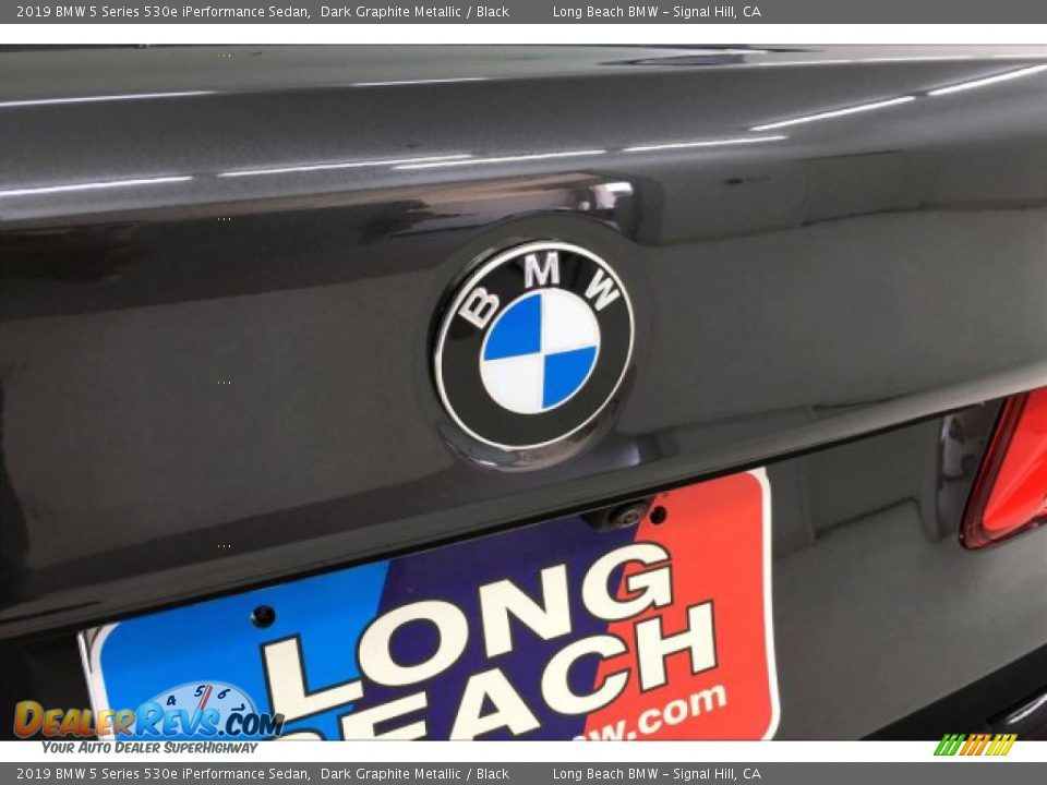 2019 BMW 5 Series 530e iPerformance Sedan Dark Graphite Metallic / Black Photo #23