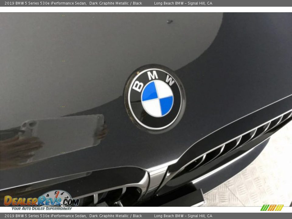 2019 BMW 5 Series 530e iPerformance Sedan Dark Graphite Metallic / Black Photo #29