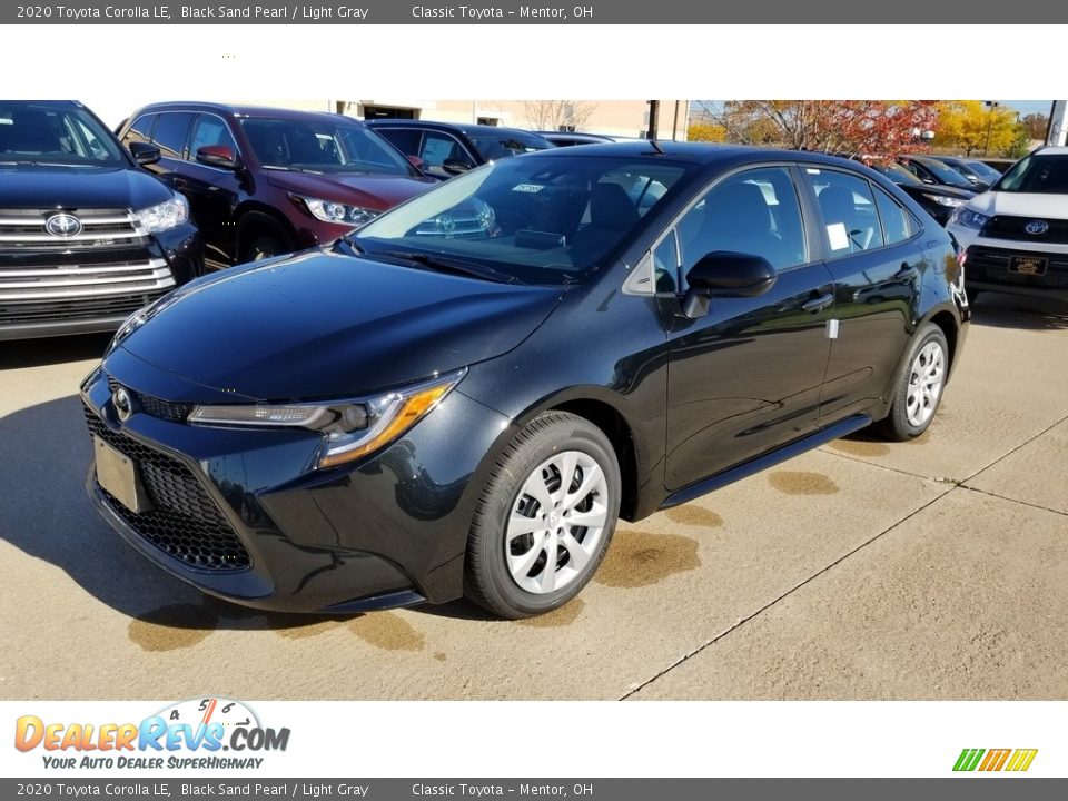 2020 Toyota Corolla LE Black Sand Pearl / Light Gray Photo #1