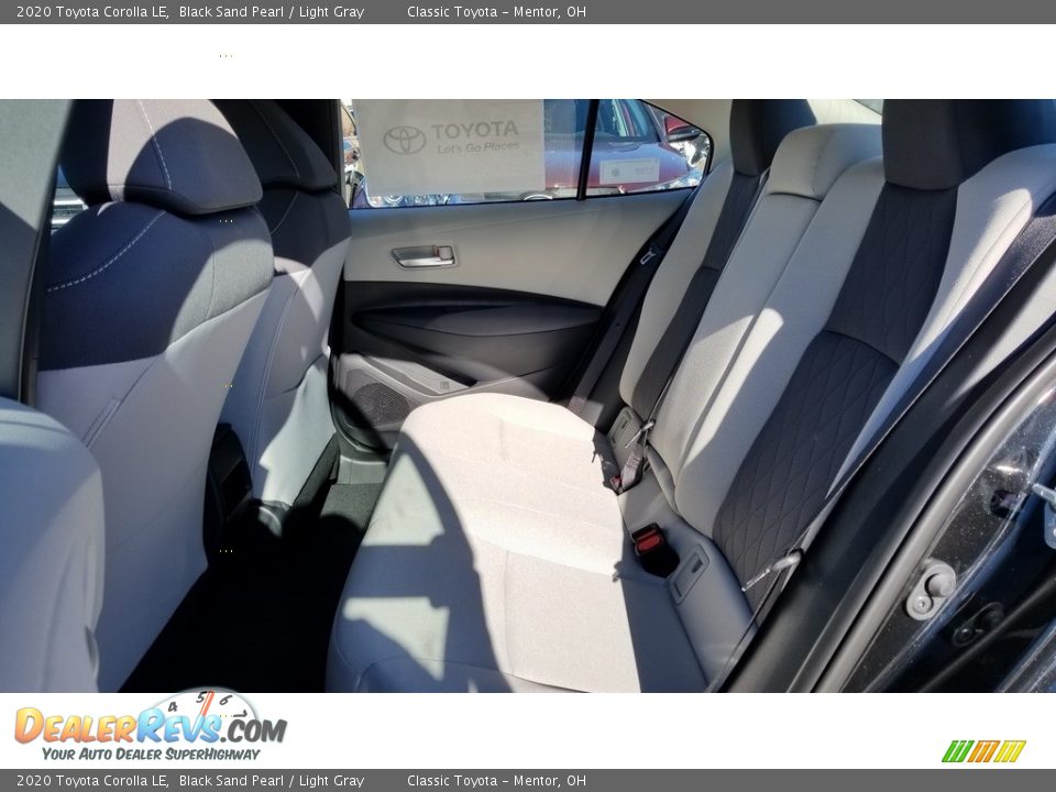 2020 Toyota Corolla LE Black Sand Pearl / Light Gray Photo #3