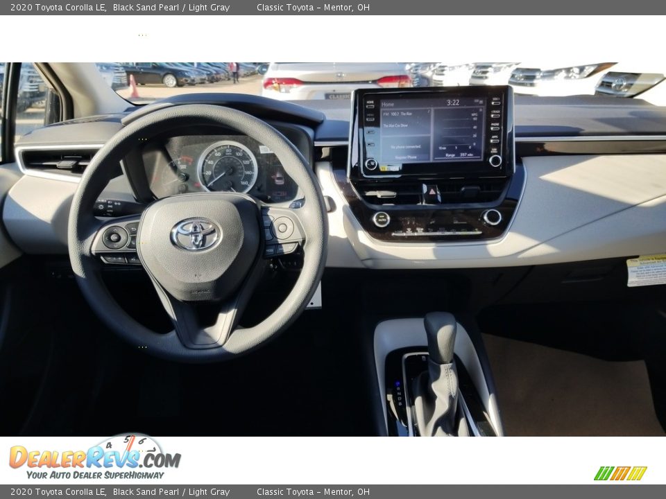 2020 Toyota Corolla LE Black Sand Pearl / Light Gray Photo #4