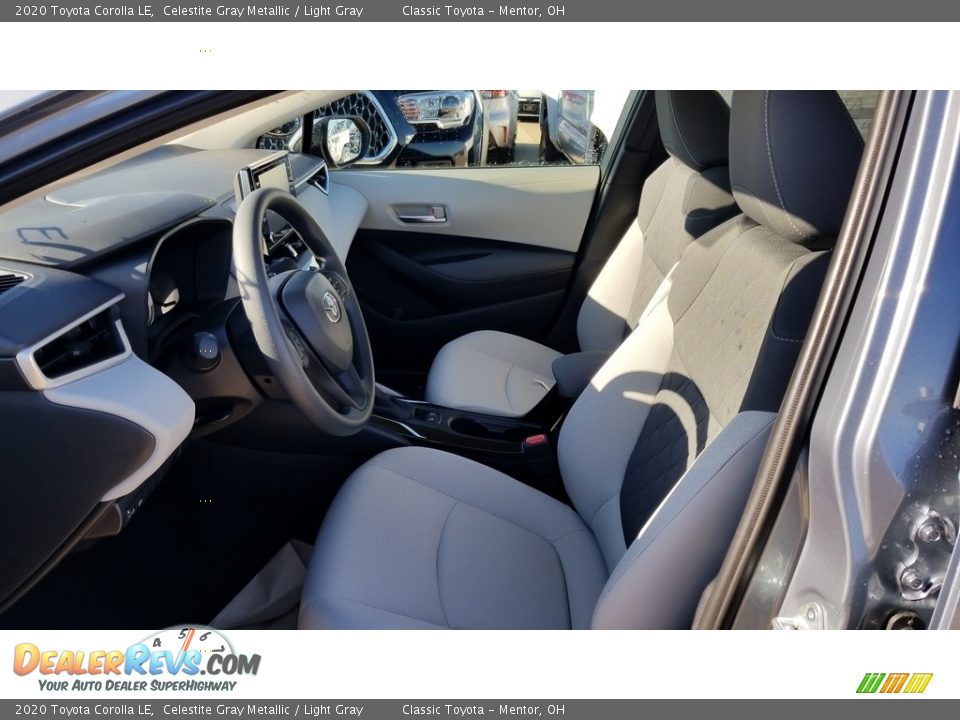 2020 Toyota Corolla LE Celestite Gray Metallic / Light Gray Photo #2