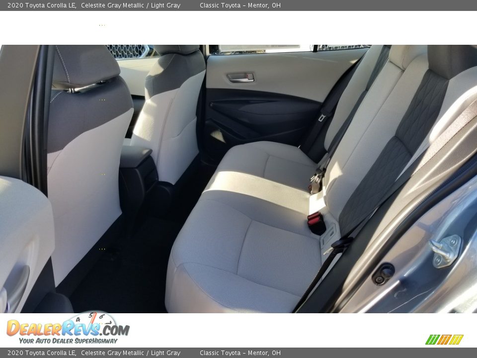 2020 Toyota Corolla LE Celestite Gray Metallic / Light Gray Photo #3