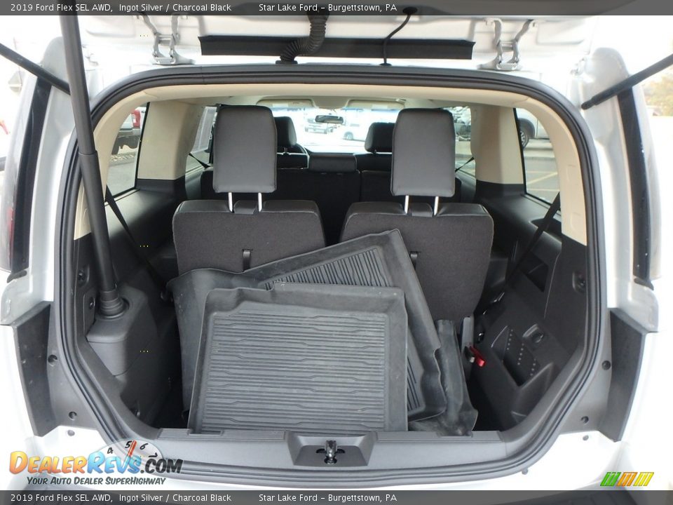 2019 Ford Flex SEL AWD Ingot Silver / Charcoal Black Photo #7