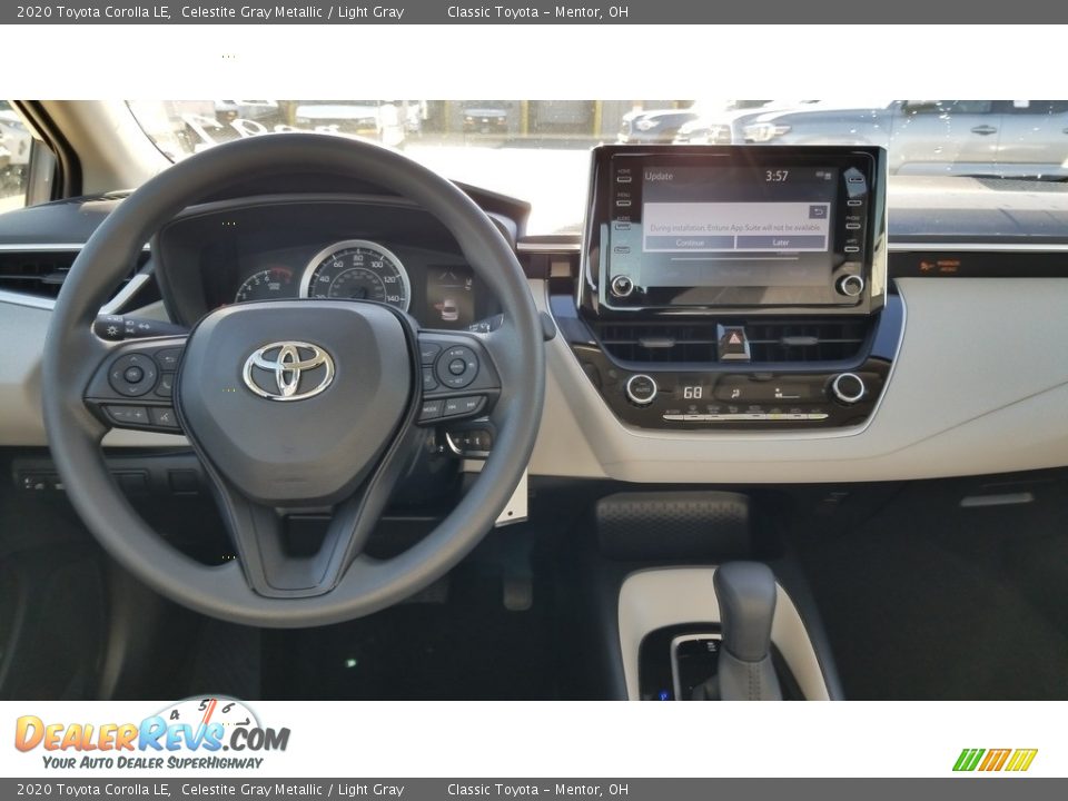 2020 Toyota Corolla LE Celestite Gray Metallic / Light Gray Photo #4