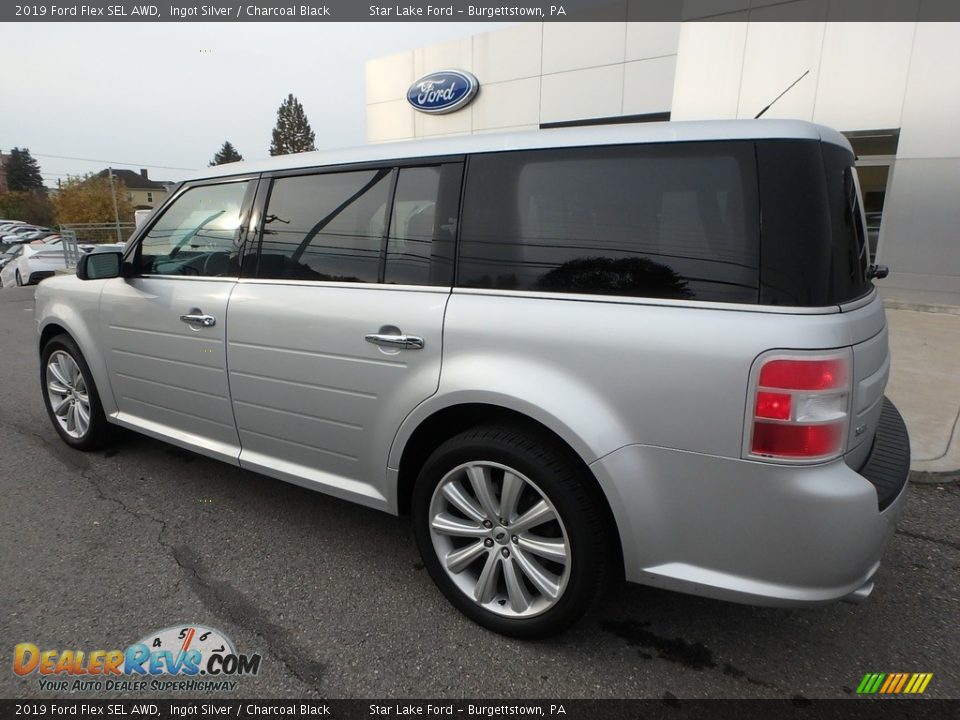 2019 Ford Flex SEL AWD Ingot Silver / Charcoal Black Photo #8