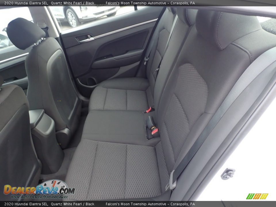 2020 Hyundai Elantra SEL Quartz White Pearl / Black Photo #9