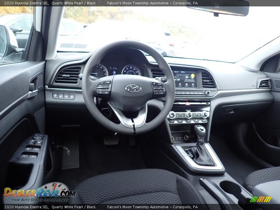 2020 Hyundai Elantra SEL Quartz White Pearl / Black Photo #10