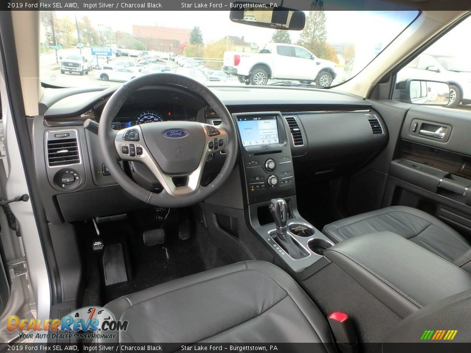 Charcoal Black Interior - 2019 Ford Flex SEL AWD Photo #13