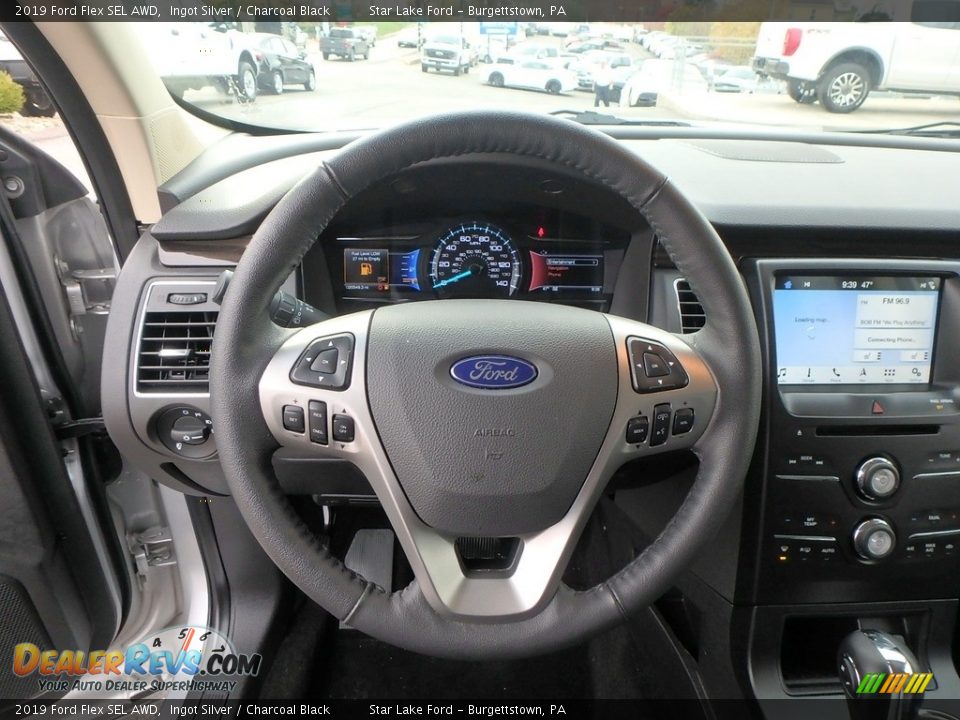 2019 Ford Flex SEL AWD Steering Wheel Photo #16