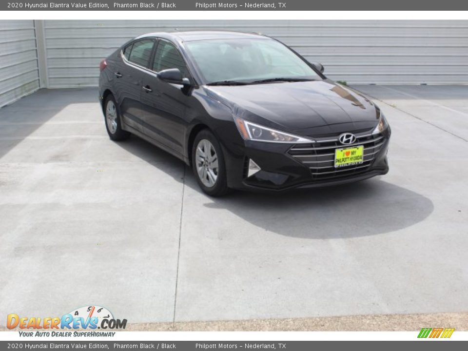 2020 Hyundai Elantra Value Edition Phantom Black / Black Photo #2