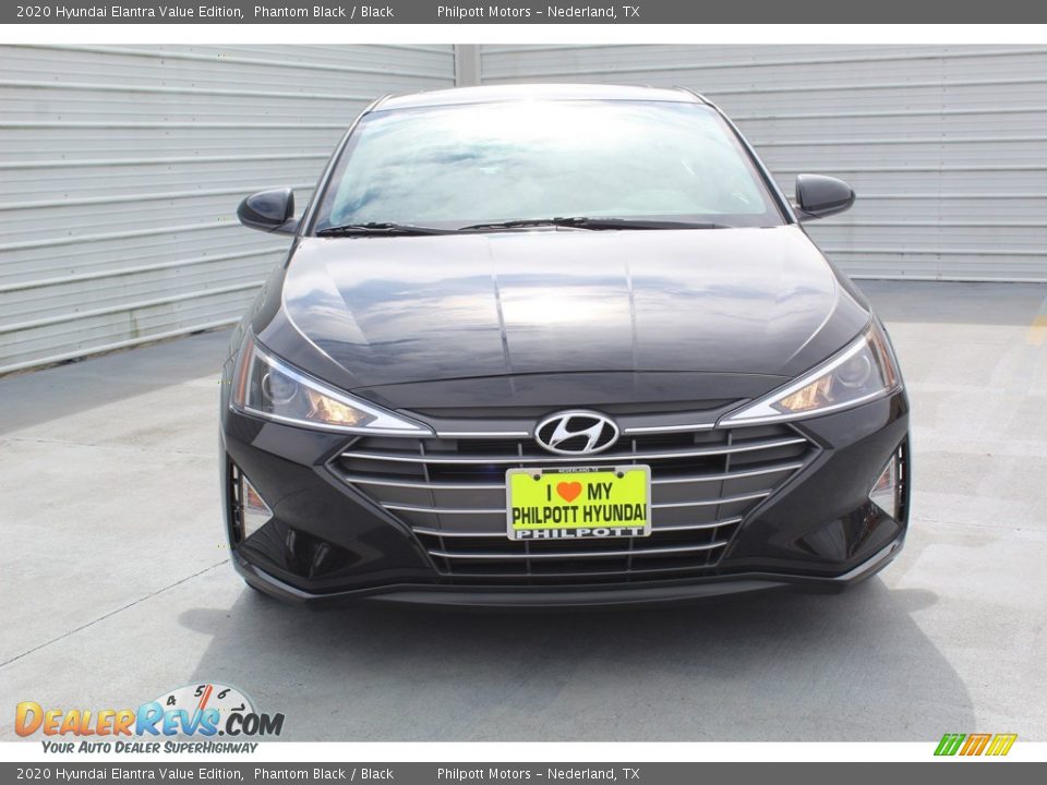 2020 Hyundai Elantra Value Edition Phantom Black / Black Photo #3
