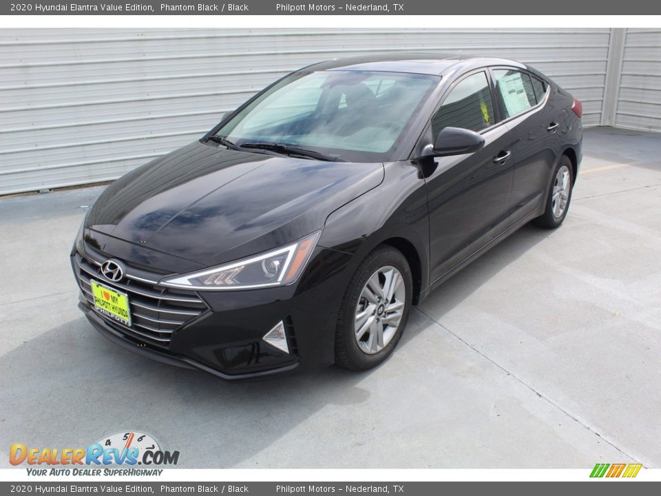 2020 Hyundai Elantra Value Edition Phantom Black / Black Photo #4