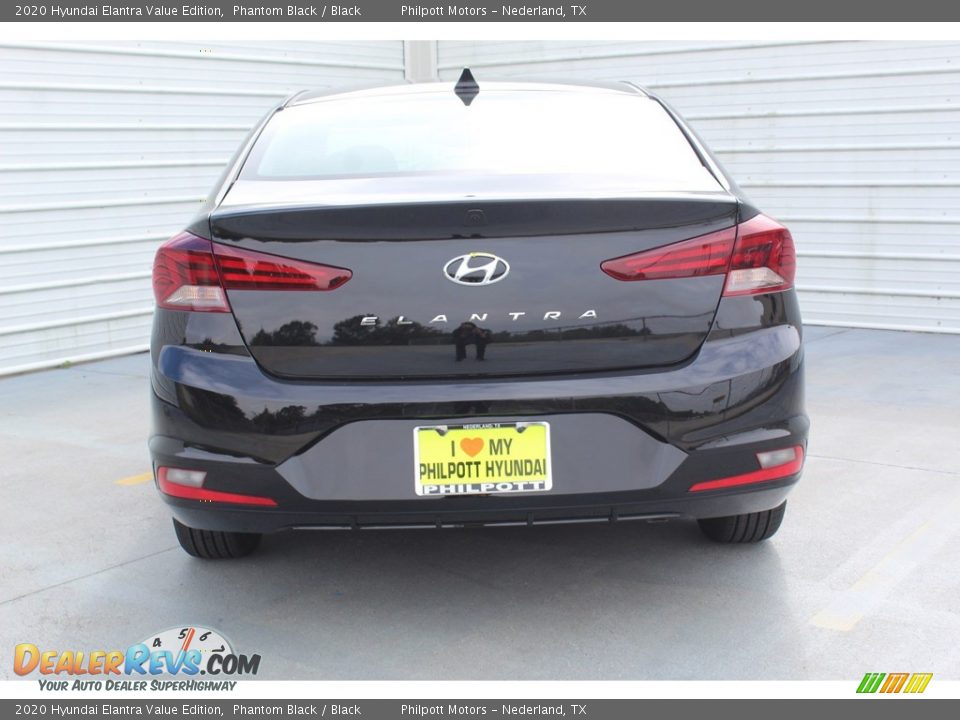 2020 Hyundai Elantra Value Edition Phantom Black / Black Photo #7