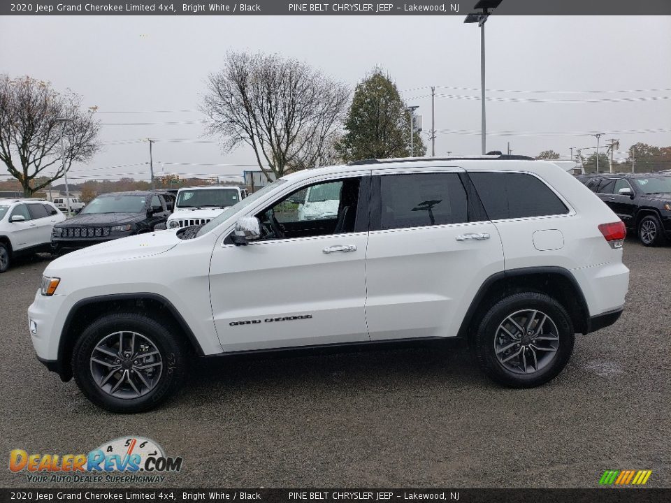 2020 Jeep Grand Cherokee Limited 4x4 Bright White / Black Photo #3
