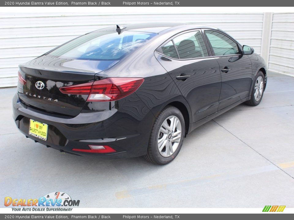 2020 Hyundai Elantra Value Edition Phantom Black / Black Photo #8