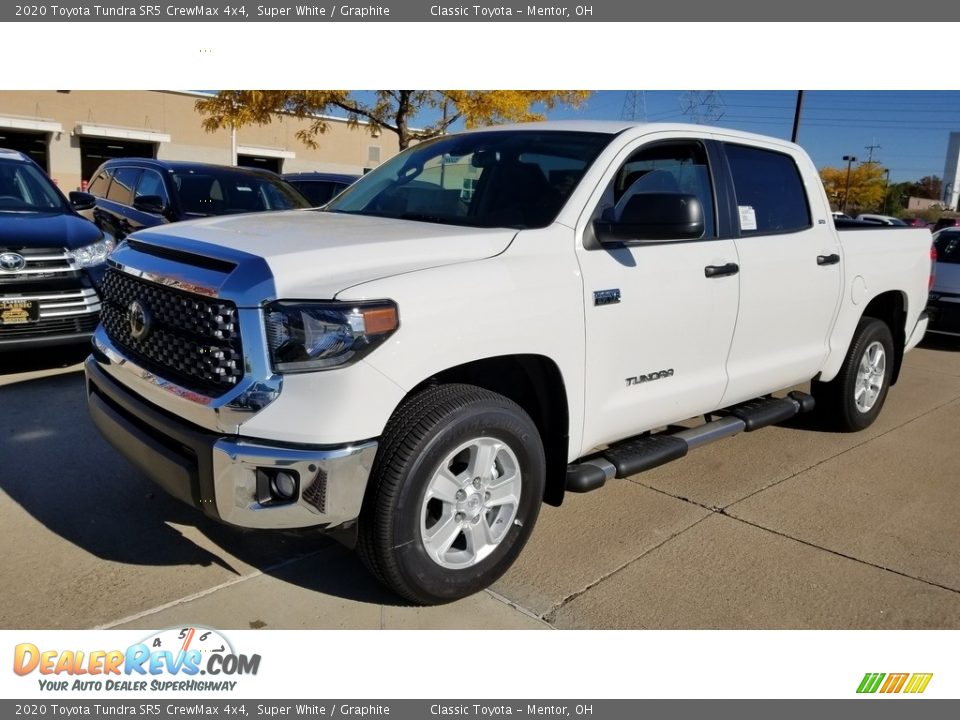 2020 Toyota Tundra SR5 CrewMax 4x4 Super White / Graphite Photo #1