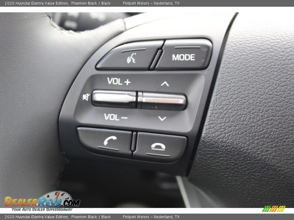 2020 Hyundai Elantra Value Edition Phantom Black / Black Photo #11