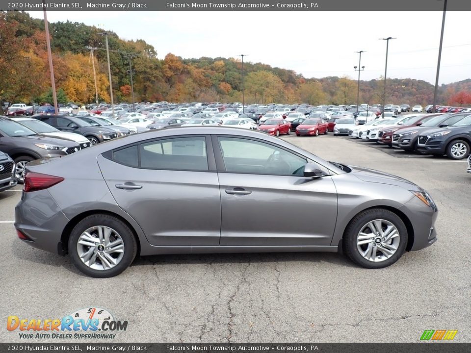 2020 Hyundai Elantra SEL Machine Gray / Black Photo #1