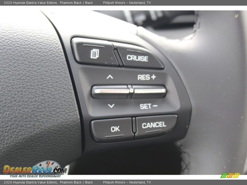 2020 Hyundai Elantra Value Edition Phantom Black / Black Photo #12