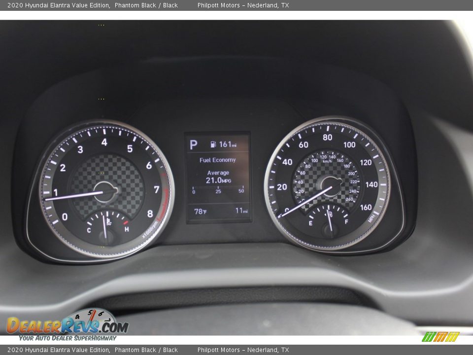 2020 Hyundai Elantra Value Edition Phantom Black / Black Photo #13